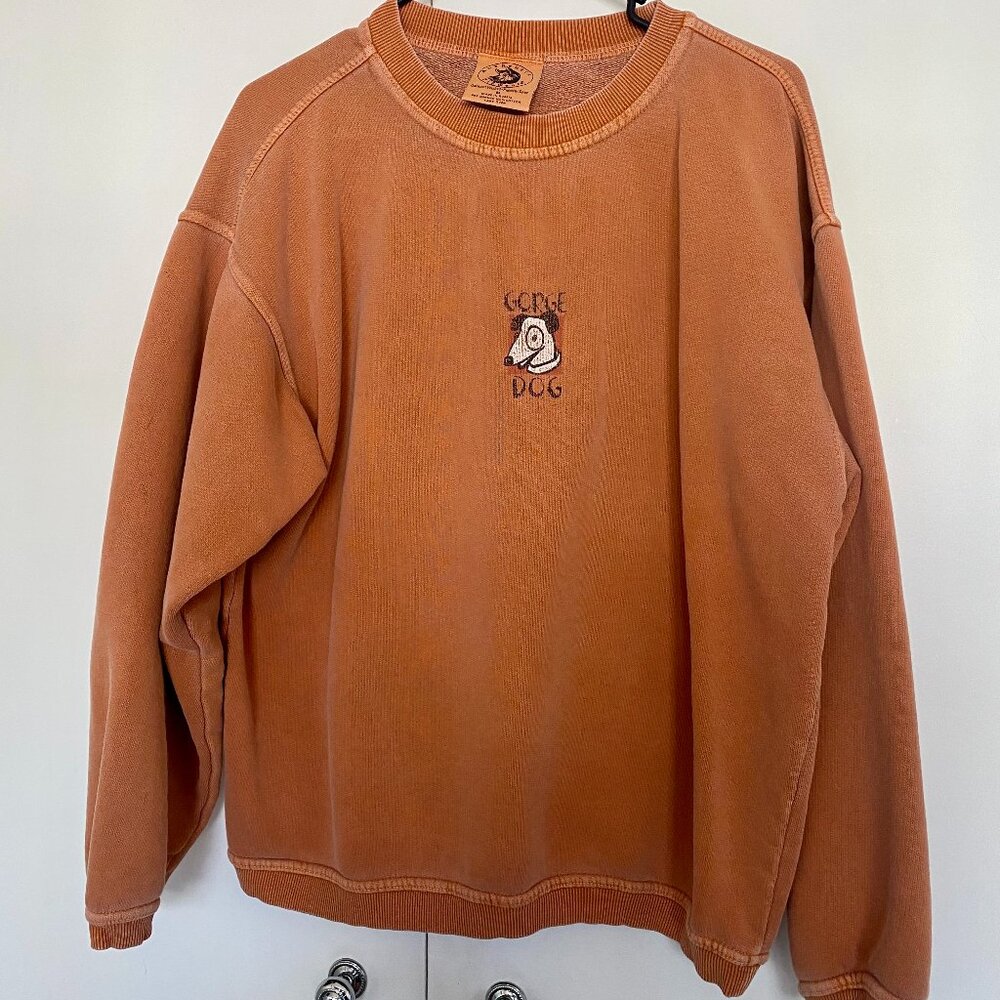 Gorge Dog Crewneck Sweatshirt Hood River Oregon